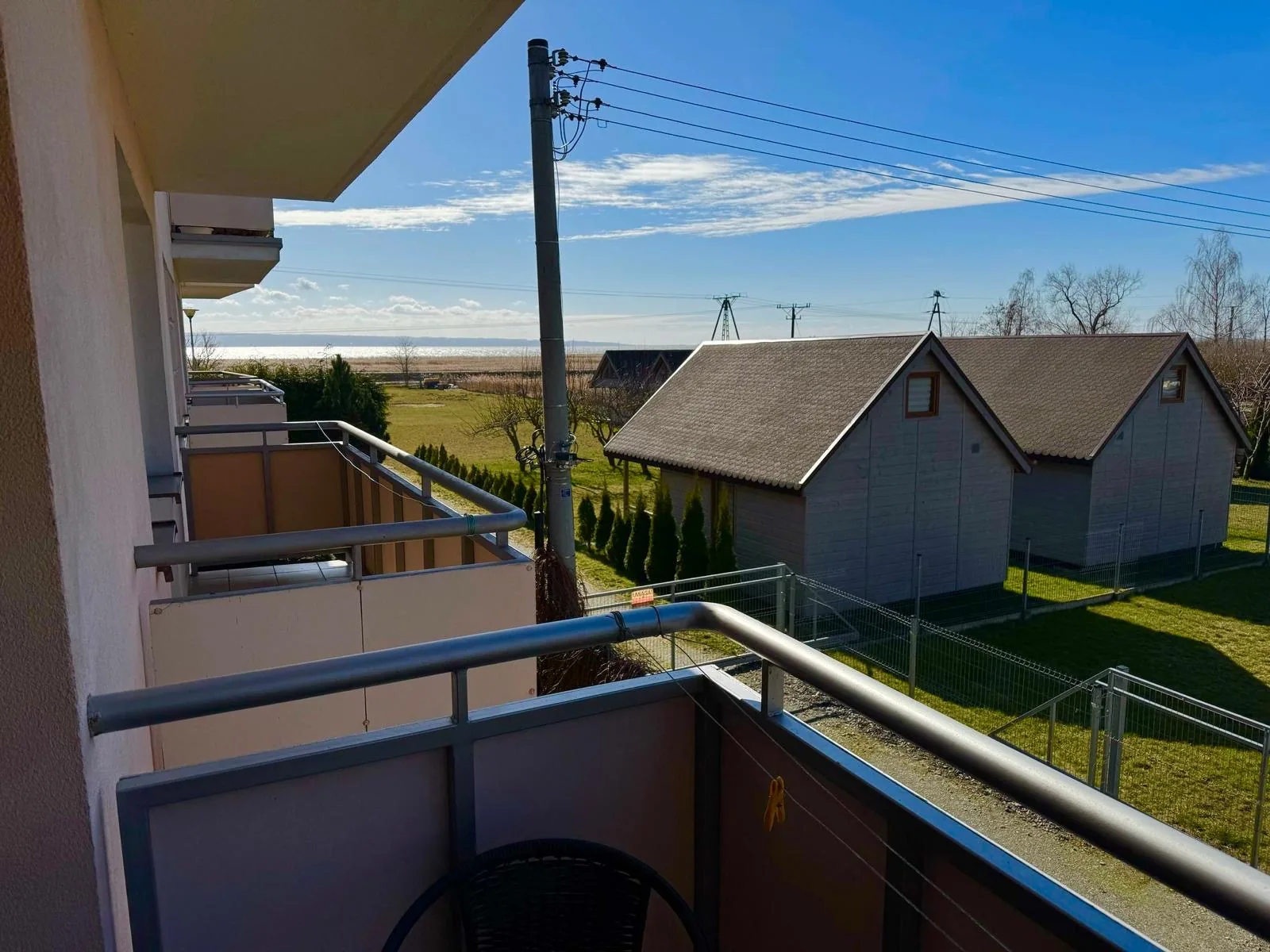 Prywatny balkon apartamentu