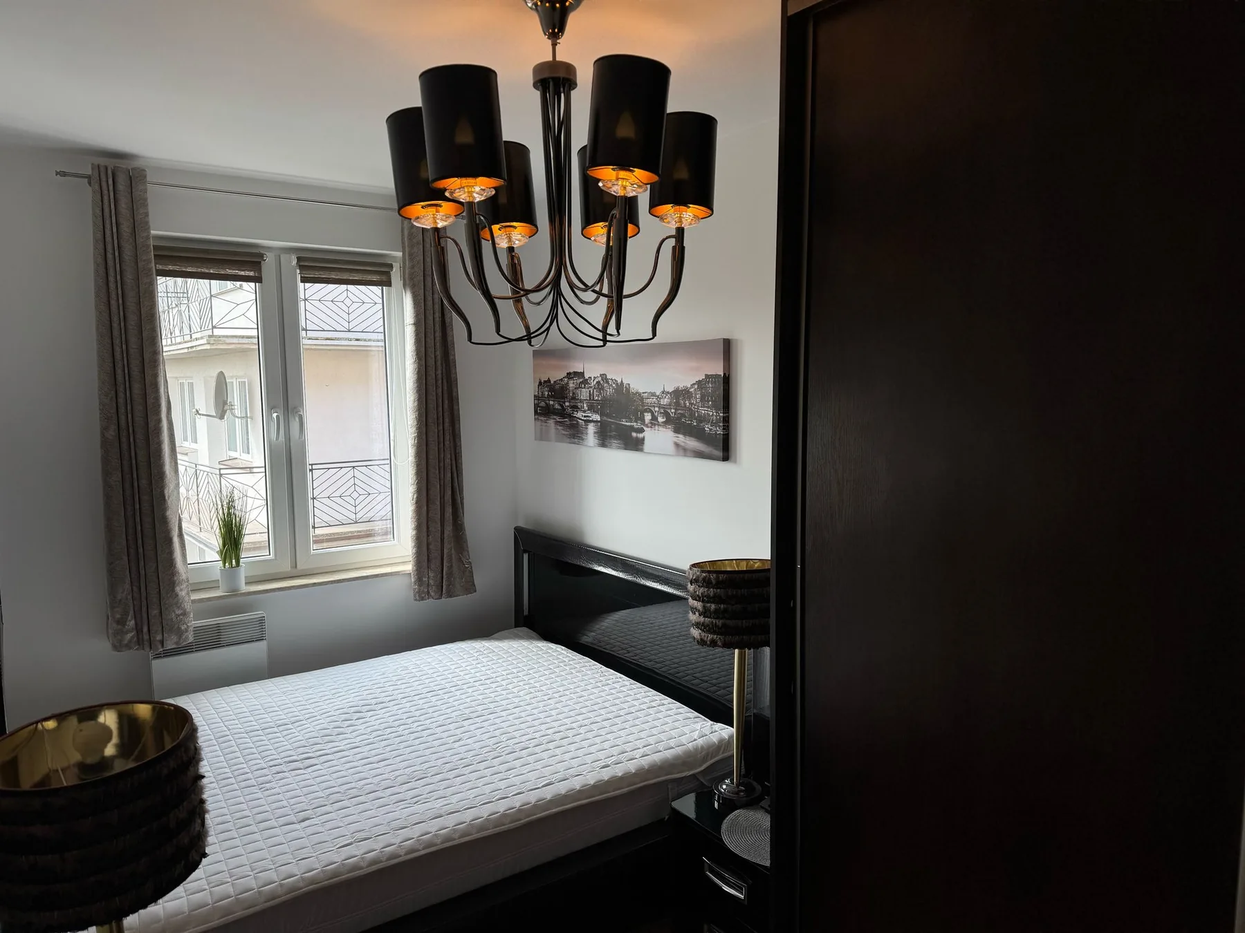 Oddzielna sypialnia apartamentu